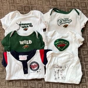 Minnesota teams onesies 3M
